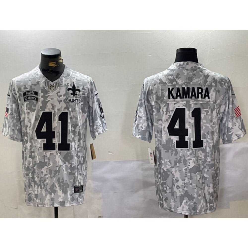 41 Alvin Kamara Salute to Service Stitched Jersey